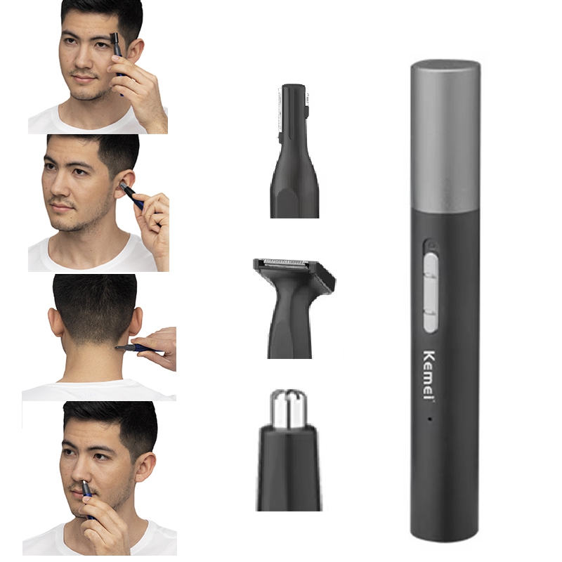 Nose Hair Trimmer - Kemei Pro Oplaadbare Neushaartrimmer Pen Baardverzorgingsset