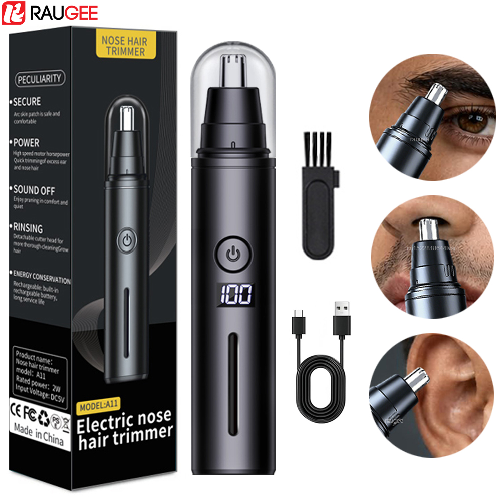 Men'S Grooming Haircut - Neushaartrimmer voor mannen, mini draagbare neushaartrimmer,