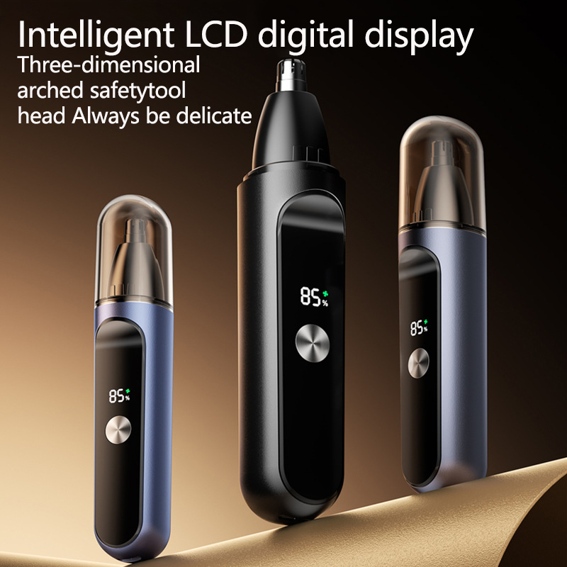Nose Hair Trimmer - Elektrische neushaartrimmer Intelligent LED digitaal display