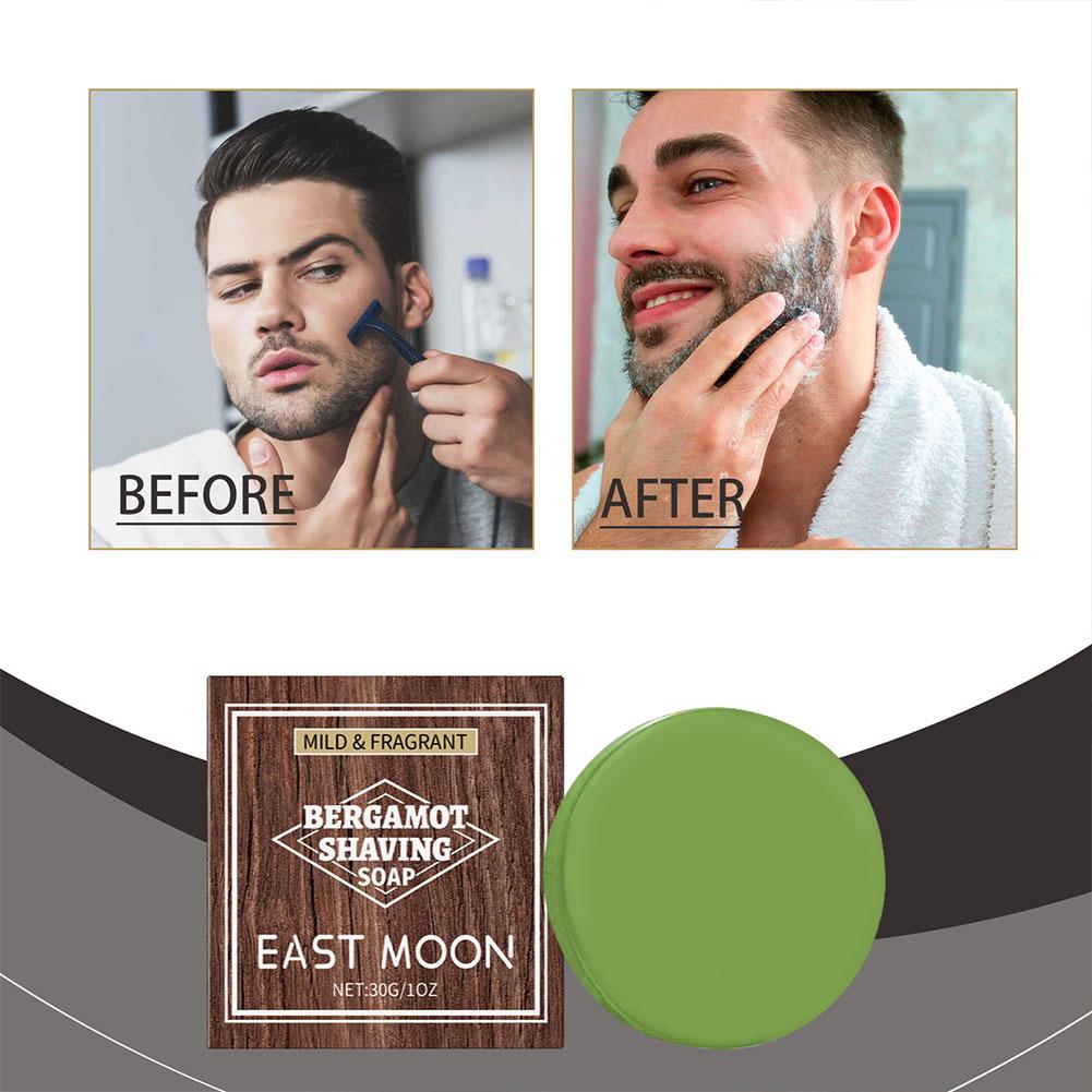 Men'S Beard Grooming - Bergamot Scheerzeep voor mannen, rijke schuim