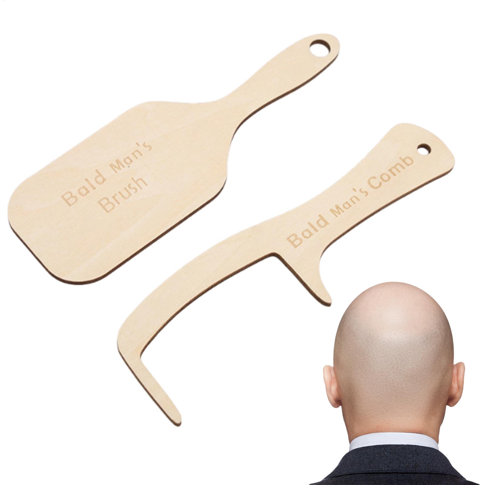 Men'S Grooming Tool - 2 Stuks Grappige Kaal Man Grooming