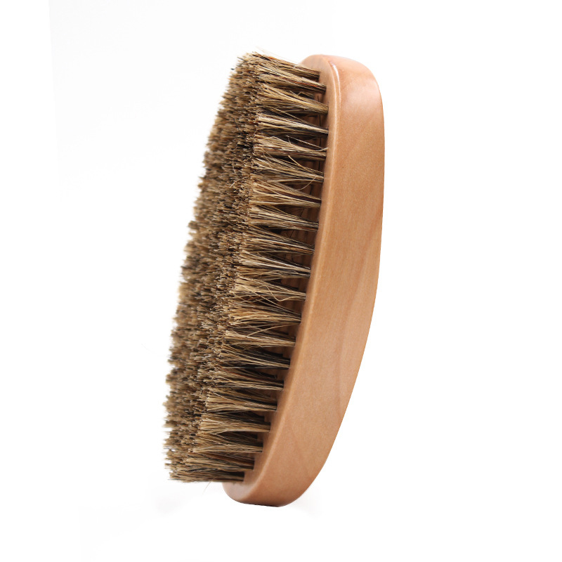 Men'S Beard Grooming - Natuurlijke Varkenshaar Baard Borstel Voor Mannen