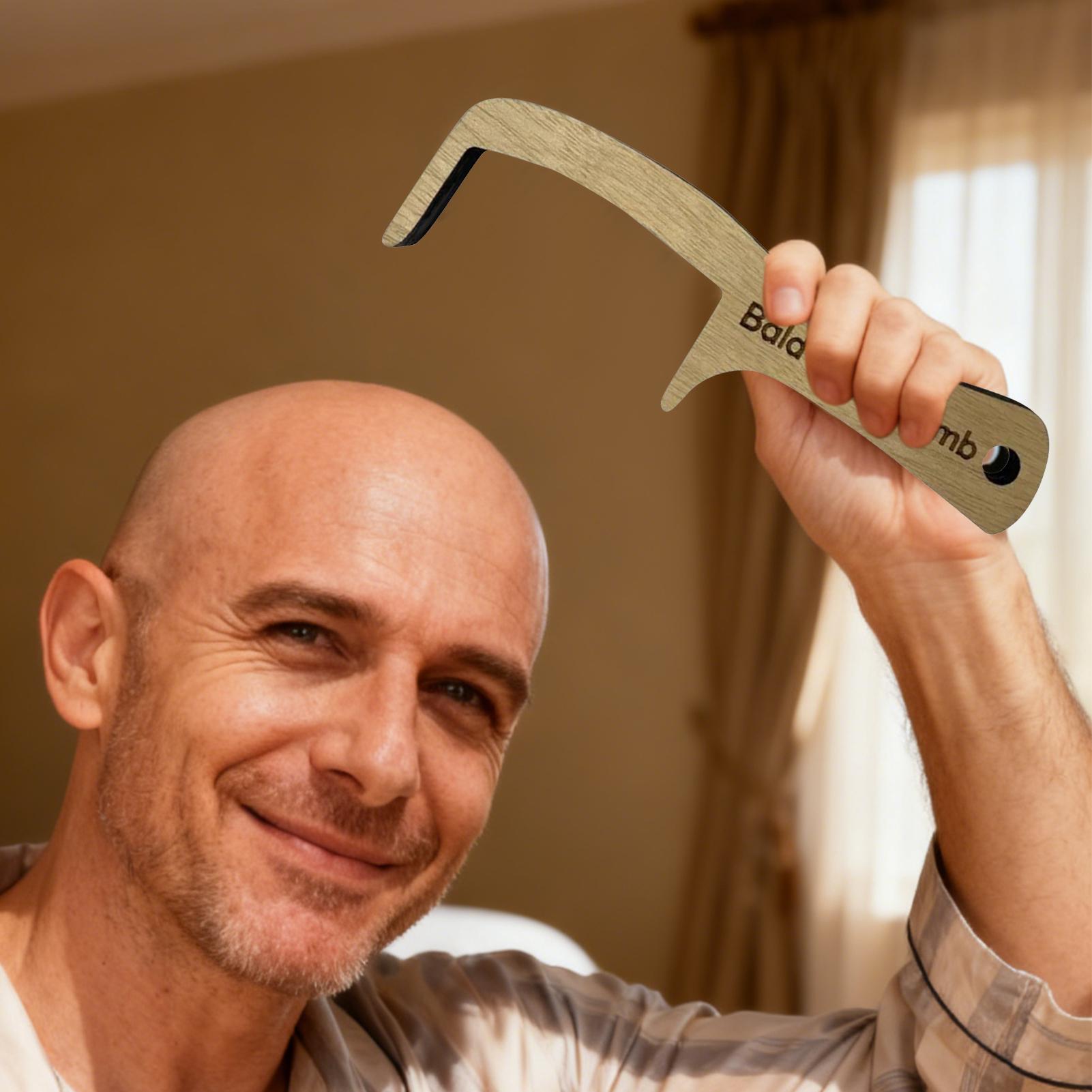 Kaal Man Kam Grappige Prank Gr - Men'S Grooming Tool recensie en prijs