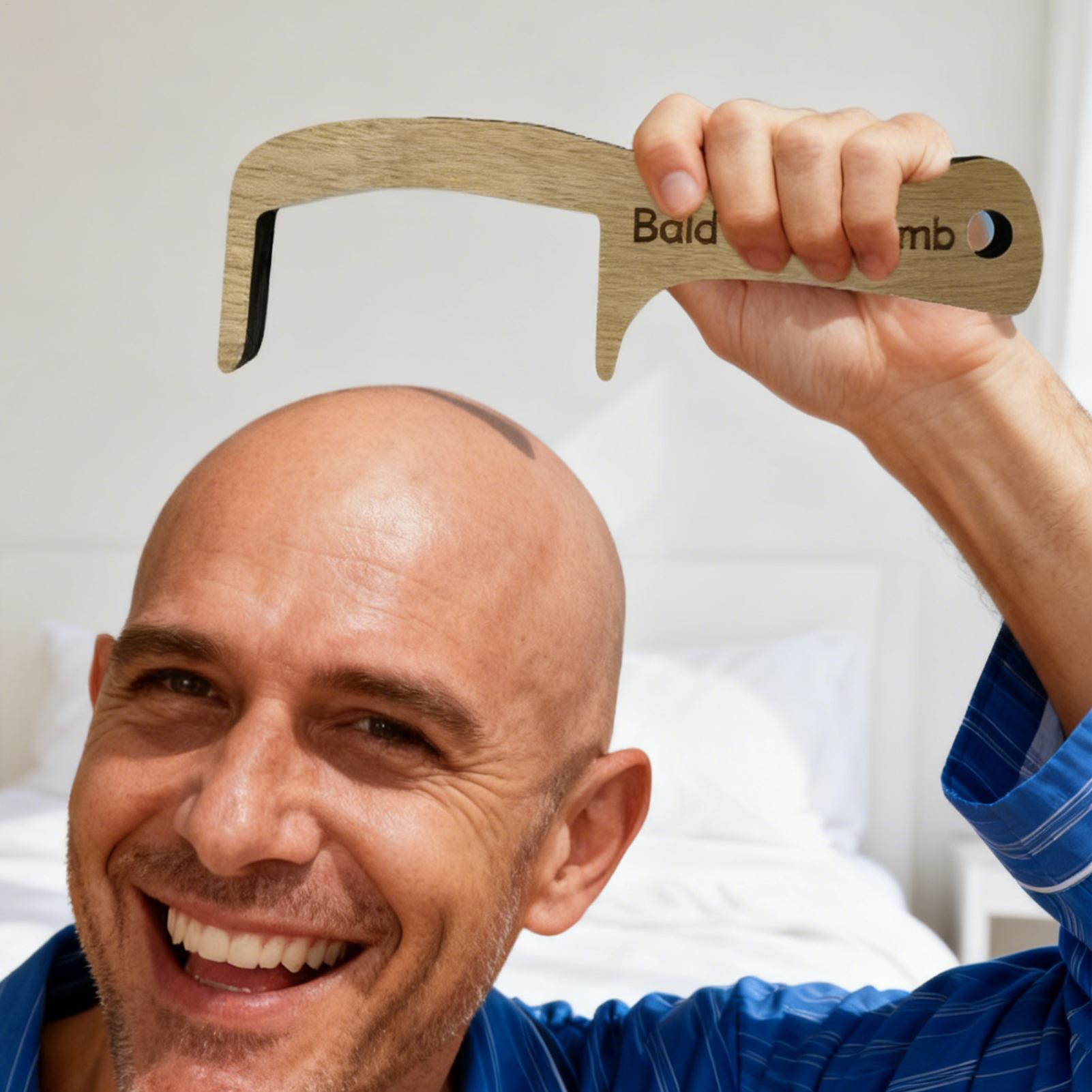 Kaal Man Kam Grappige Prank Gr - Men'S Grooming Tool recensie en prijs