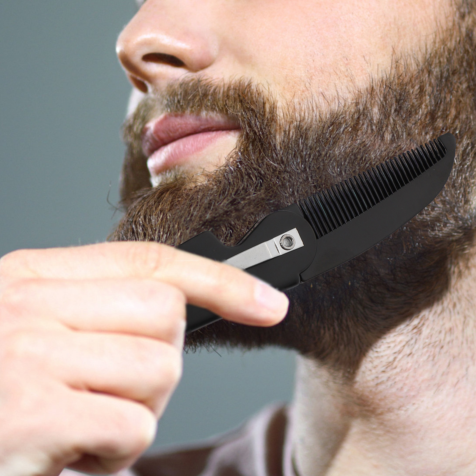 4-delige opvouwbare baardkam v - Men'S Grooming Tool recensie en prijs