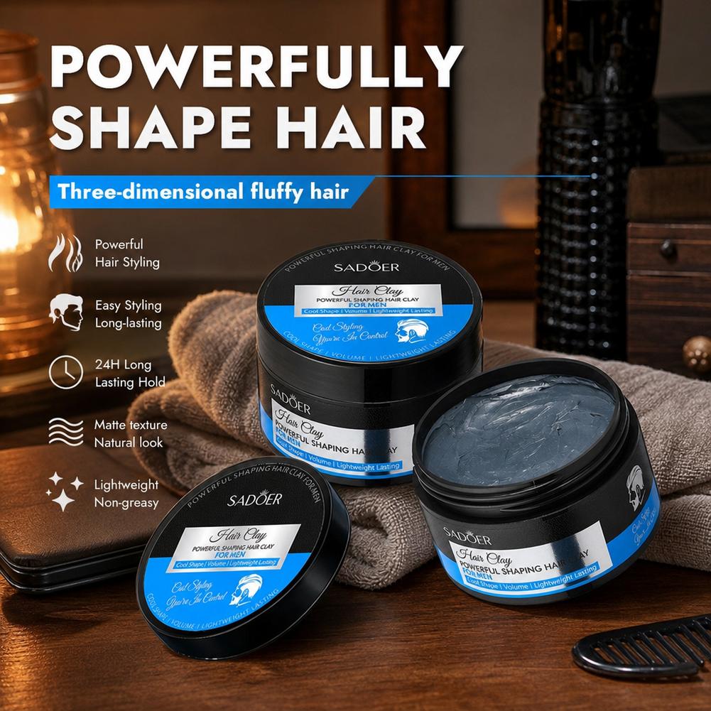 Matte haarstyling klei, sterke - Grooming Men'S Hair recensie en prijs