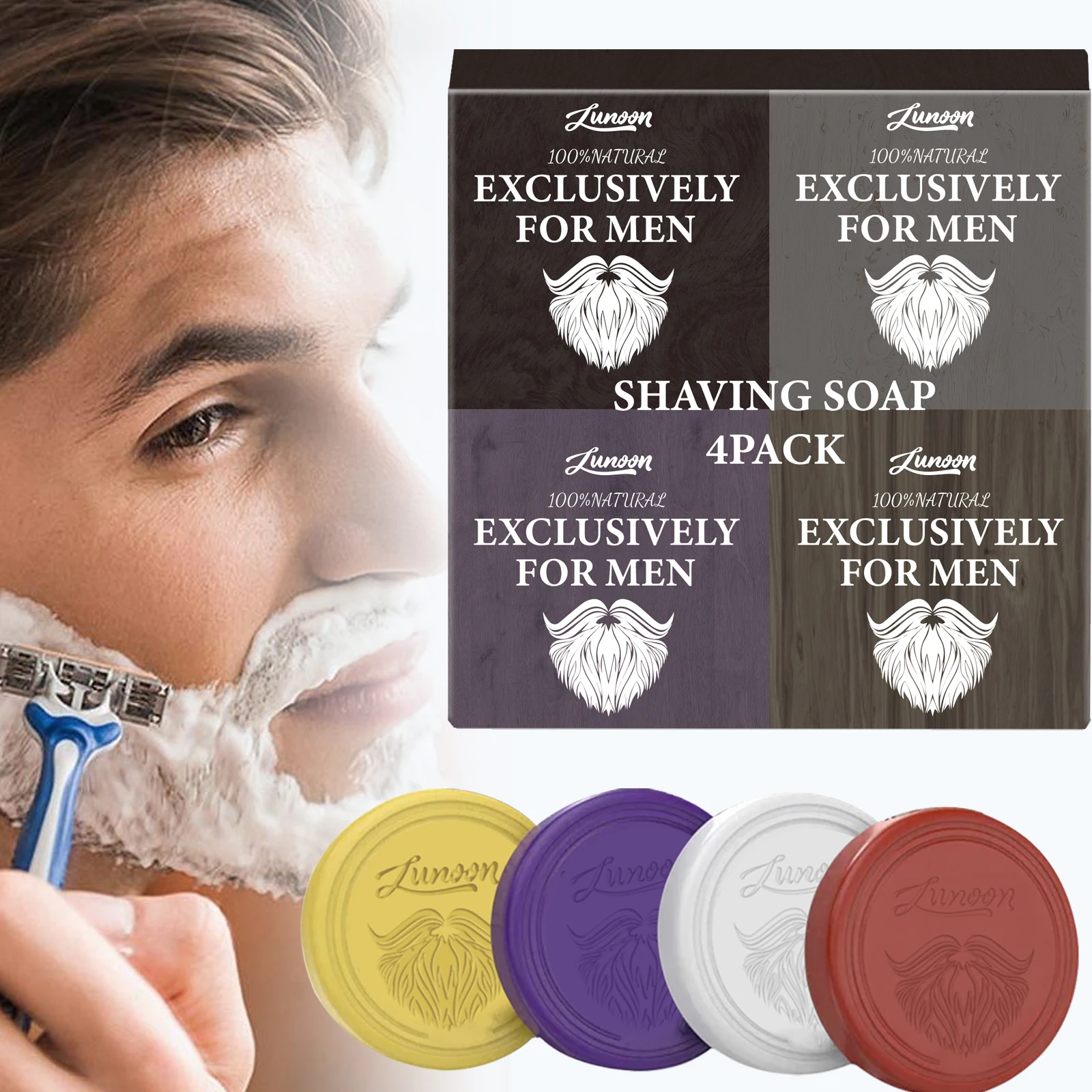 4/1 stuks Heren Baard Scheerze - Men'S Beard Grooming recensie en prijs