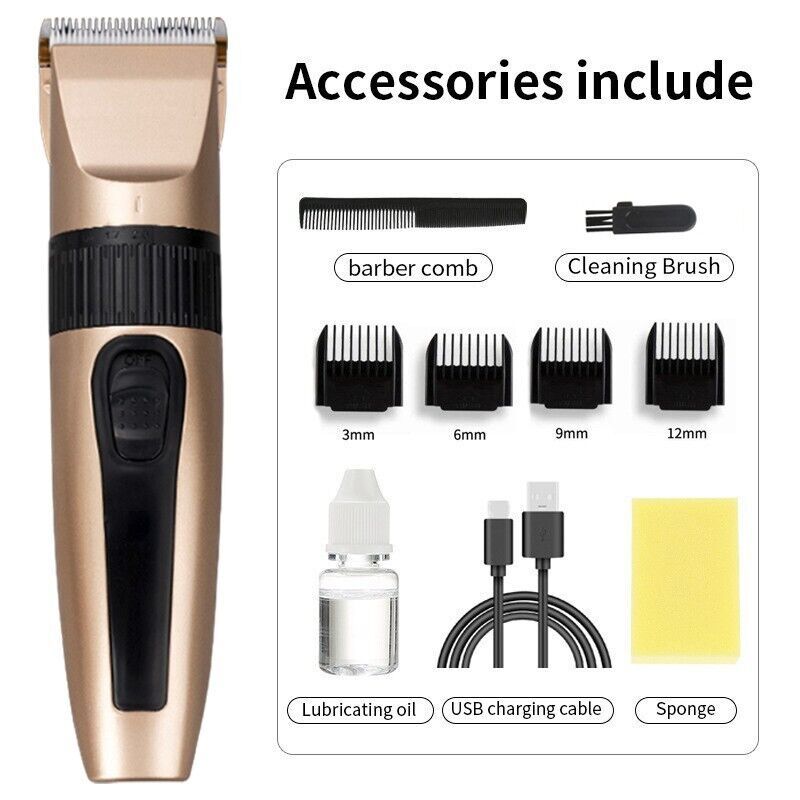 Professionele draadloze tondeu - Grooming Men'S Hair recensie en prijs