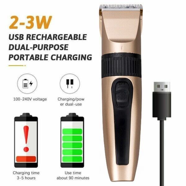 Professionele draadloze tondeu - Grooming Men'S Hair recensie en prijs