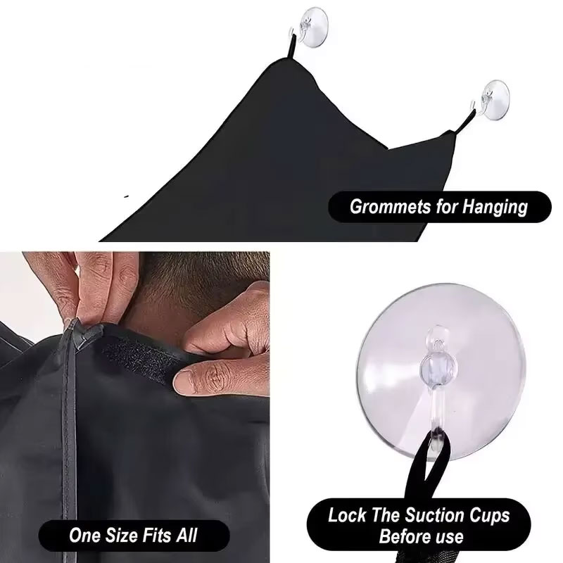 Waterdichte scheerapron voor m - Grooming Men'S Hair recensie en prijs