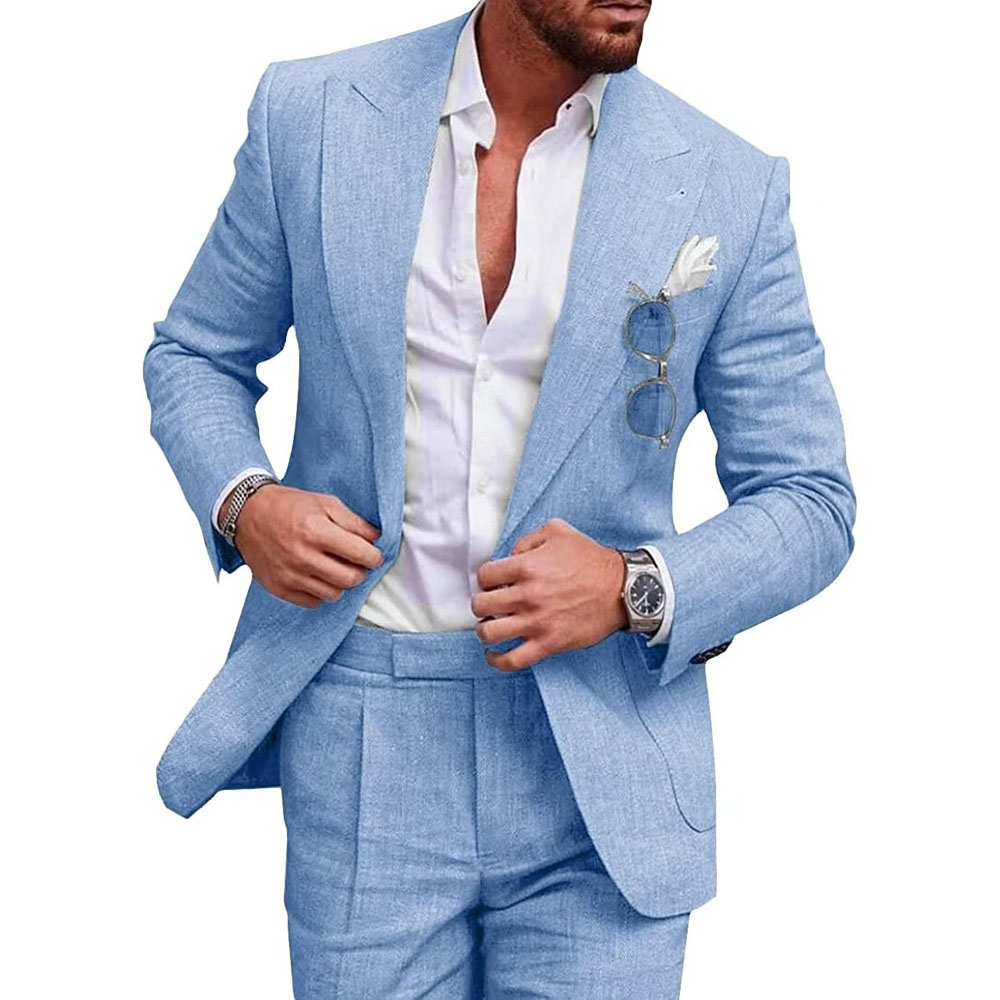 Linnen herenpak 2-delig pak Zo - Men'S Grooming Jacket recensie en prijs