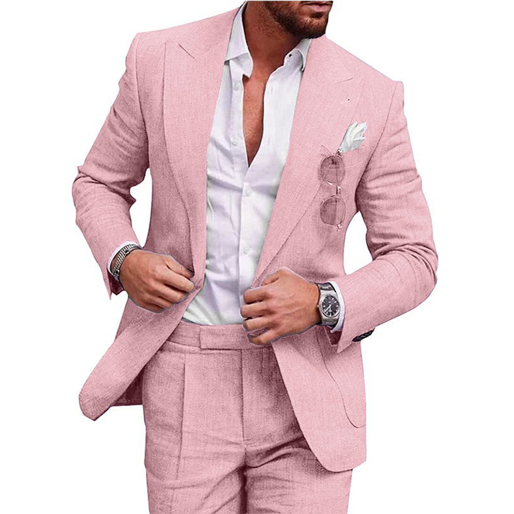 Linnen herenpak 2-delig pak Zo - Men'S Grooming Jacket recensie en prijs